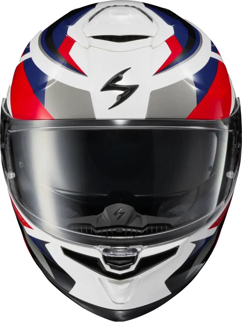Exo Eclipse Full Face Helmet Lunar White/Red/Blue 2x - SCORPION EXO