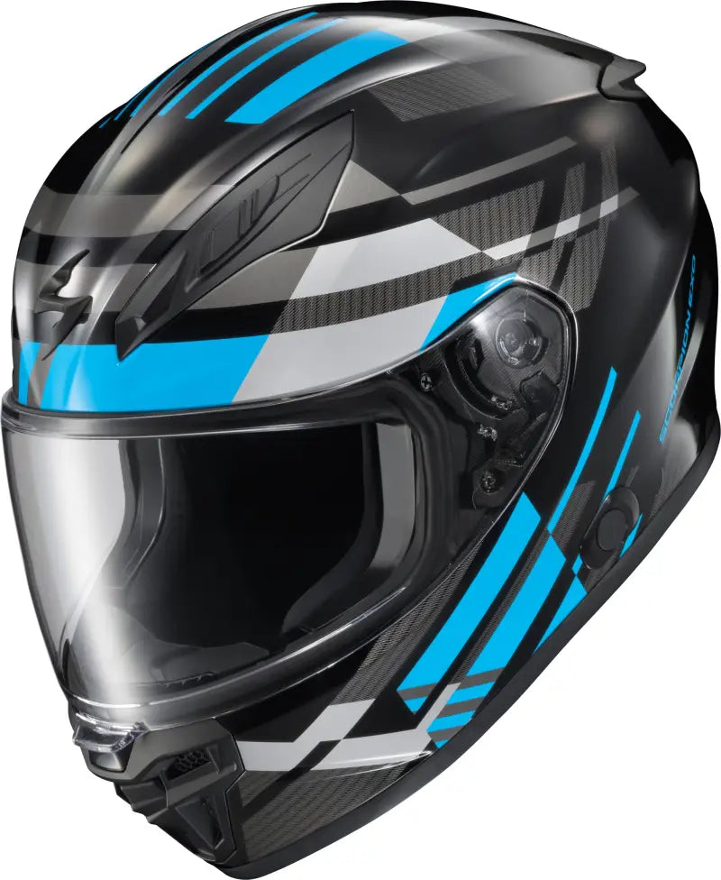 Exo R430 Full Face Helmet Paradox Light Blue 2x - SCORPION EXO