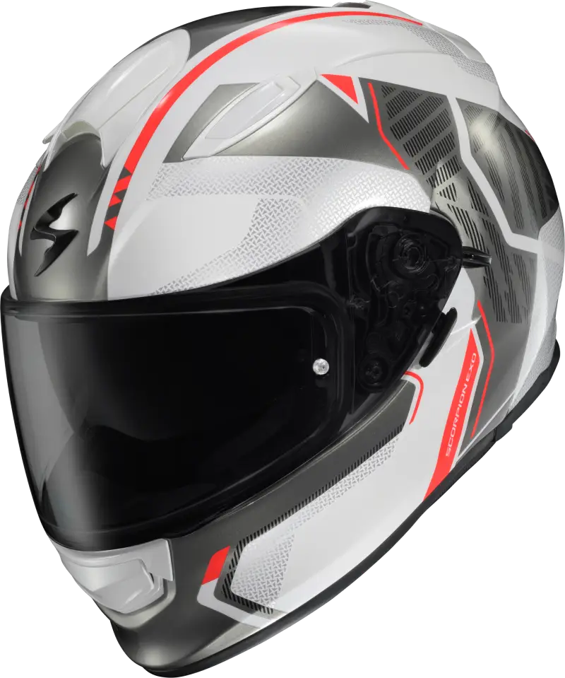 Ryzer Full Face Helmet Switch White/Grey Lg - SCORPION EXO