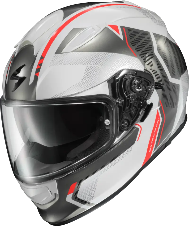 Ryzer Full Face Helmet Switch White/Grey 2x - SCORPION EXO