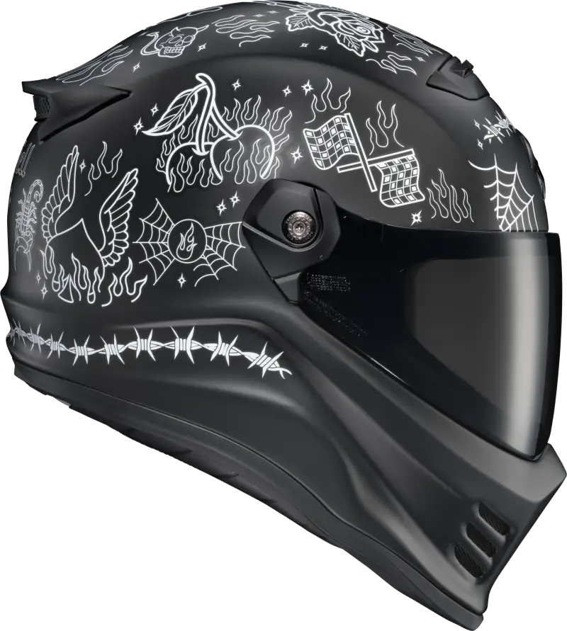 Covert Fx Full Face Helmet The Litas 2 Black Lg - SCORPION EXO