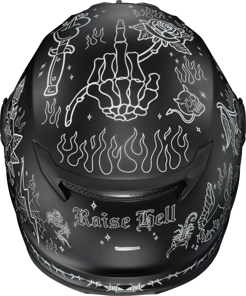 Covert Fx Full Face Helmet The Litas 2 Black 2x - SCORPION EXO