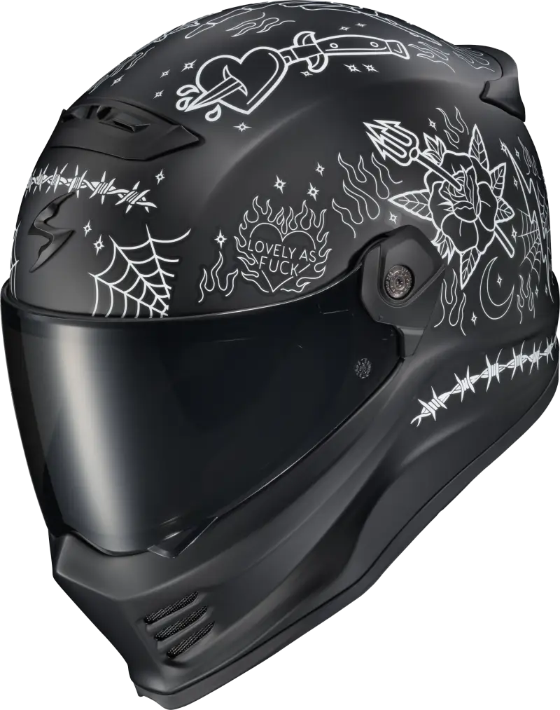 Covert Fx Full Face Helmet The Litas 2 Black Xs - SCORPION EXO