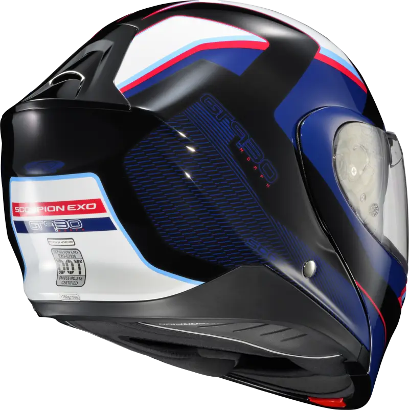 Exo Gt930 Transformer Helmet Morph Blue/Red 3x - SCORPION EXO