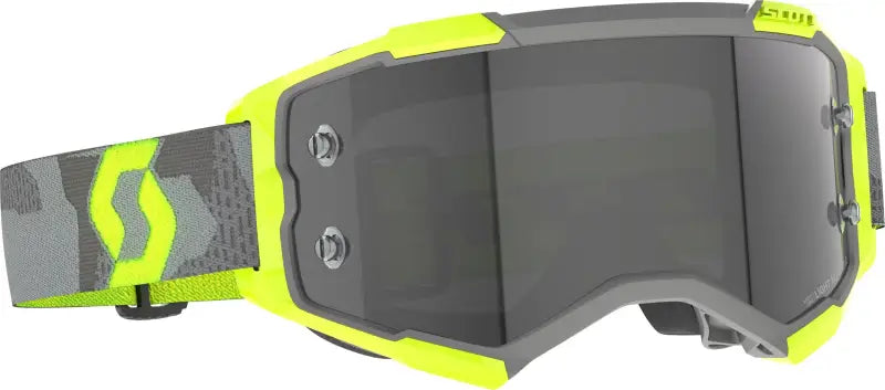 Fury Ls Goggle Lt Grey/Neon Ylw Grey Works