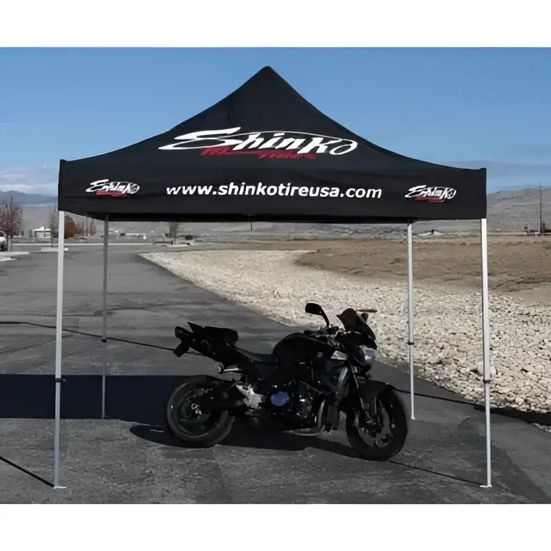 Shinko HYA-011-SHINKO Canopy 10X20 Repl Top Black W/ White Logo