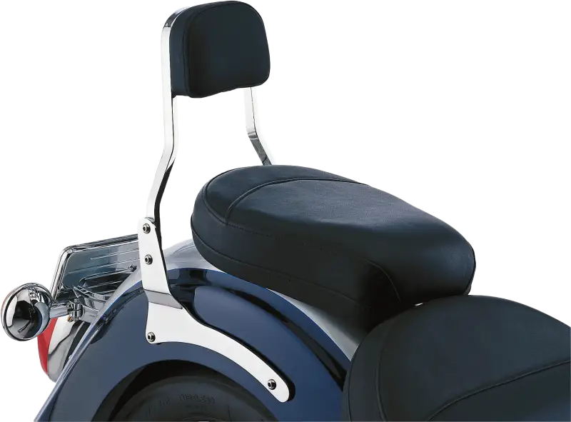 Short Sissy Bar W/Pad Chrome Yam Stryker 11 18 - COBRA