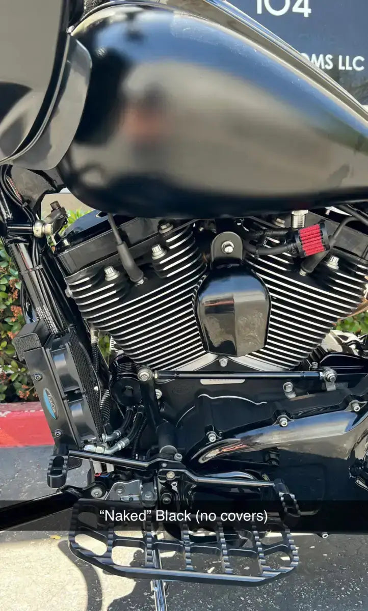 Side Mount Naked Oil Cooler Tc Touring `09 16 Blk