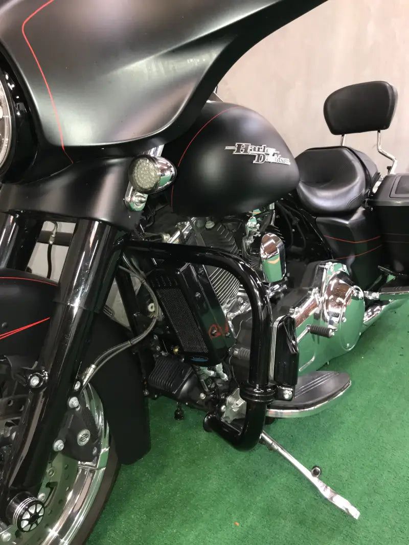 Side Mount Oil Cooler Tc Touring `09 16 Gloss Blk