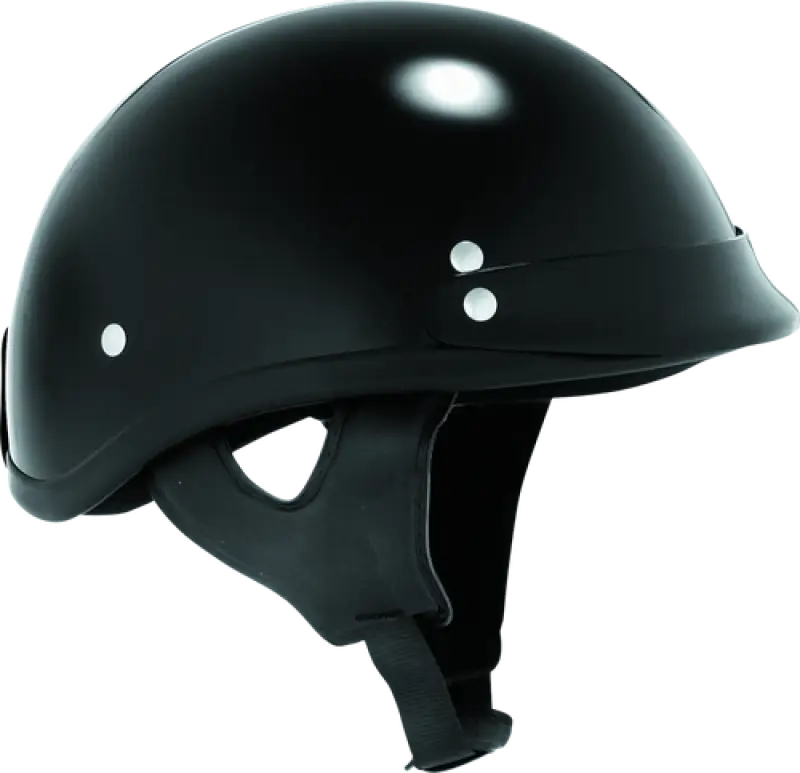 Skid Lids Traditional Helmet Black - XL - 646804 - Safety
