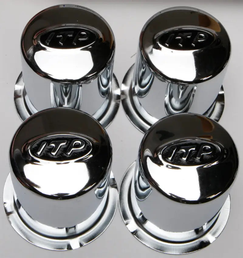 SM1300BX Itp Steel 4/110 Chrome Cap 4 Pack