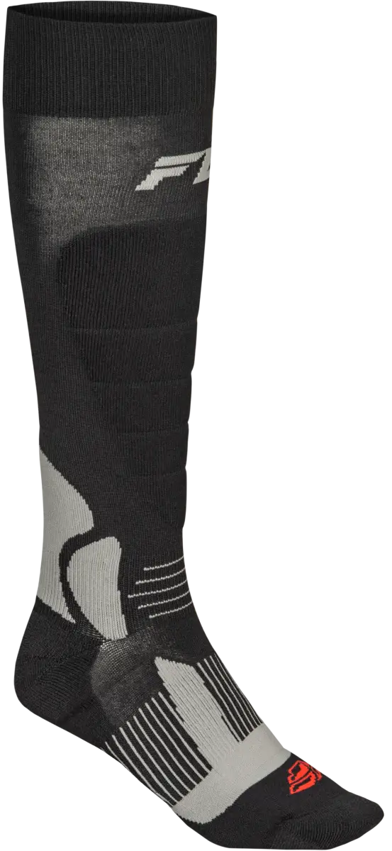 Snow Heavyweight Wool Sock Black Lg/Xl - FLY RACING
