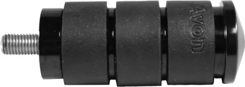 Black rubber and metal motorcycle shifter brake peg with threaded bolt for SP-AIR-96 Velvet Air Shifter Brake