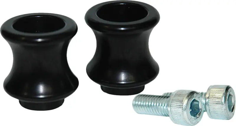 SP402K Swingarm Spools 10mm Blk Kaw