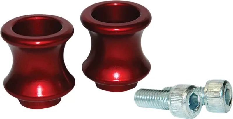 SP402R Swingarm Spools 10mm Red Kaw