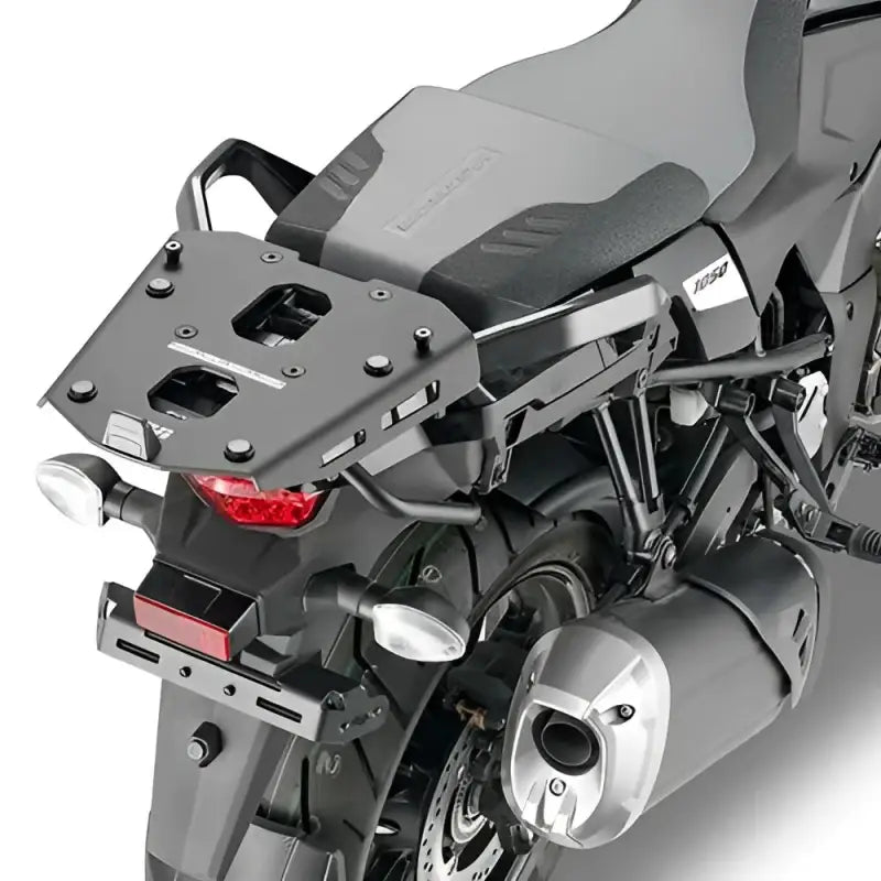Motorcycle with Rear Luggage Rack and Exhaust System, includes mounting hardware for RV & truck parts