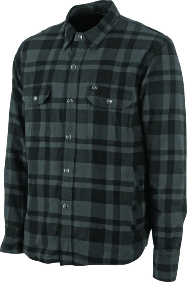 Speed and Strength Black 9 2.0 Moto Shirt Grey - Medium - 892273 - Apparel
