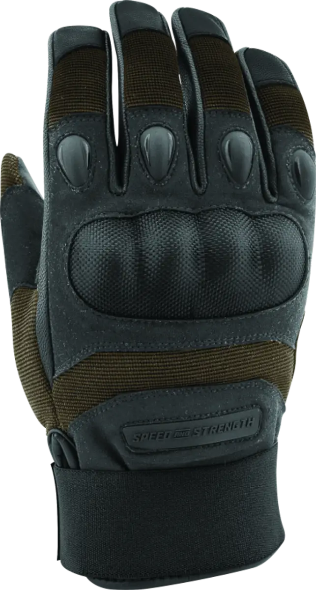 Speed and Strength Call to Arms Gloves Black 2XL with knuckle protection for arms gloves black