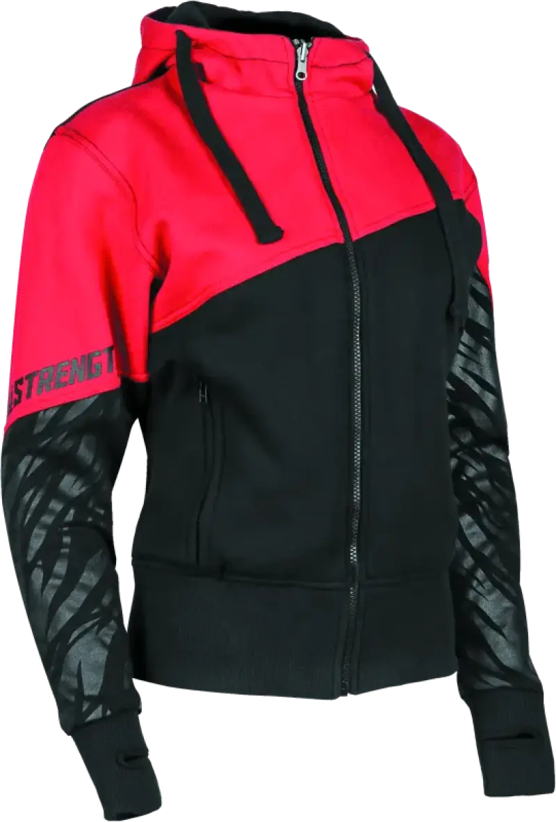 Speed and Strength Cat Outa Hell Hoody Red/Black Womens - XS - Apparel