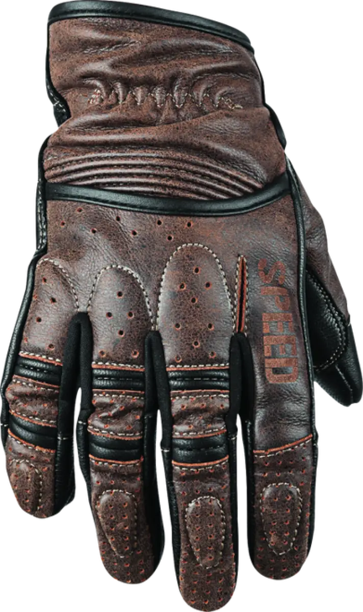 Speed and Strength Rust Redemption Leather Gloves Brown - 2XL - 878625 - Safety