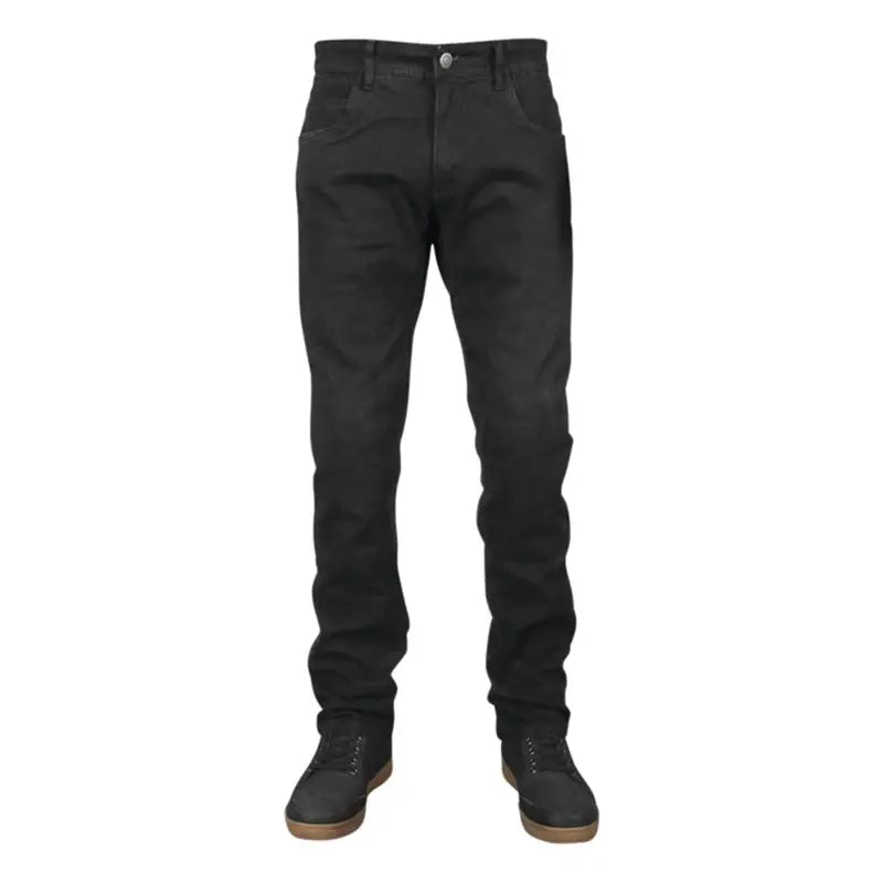 Black Speed and Strength True Grit Denim Pant with jeans and shoes for a rugged look