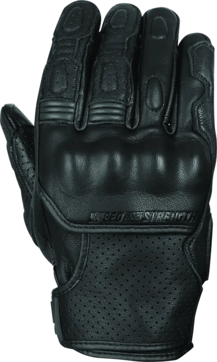 Speed and Strength Twist of Fate Leather Gloves Black/Red - Medium - 892321 - Safety