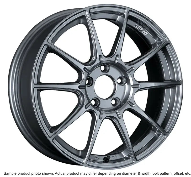 SSR GTX01 17x9 5x100 38mm Offset Dark Silver Wheel - Truck & Automotive