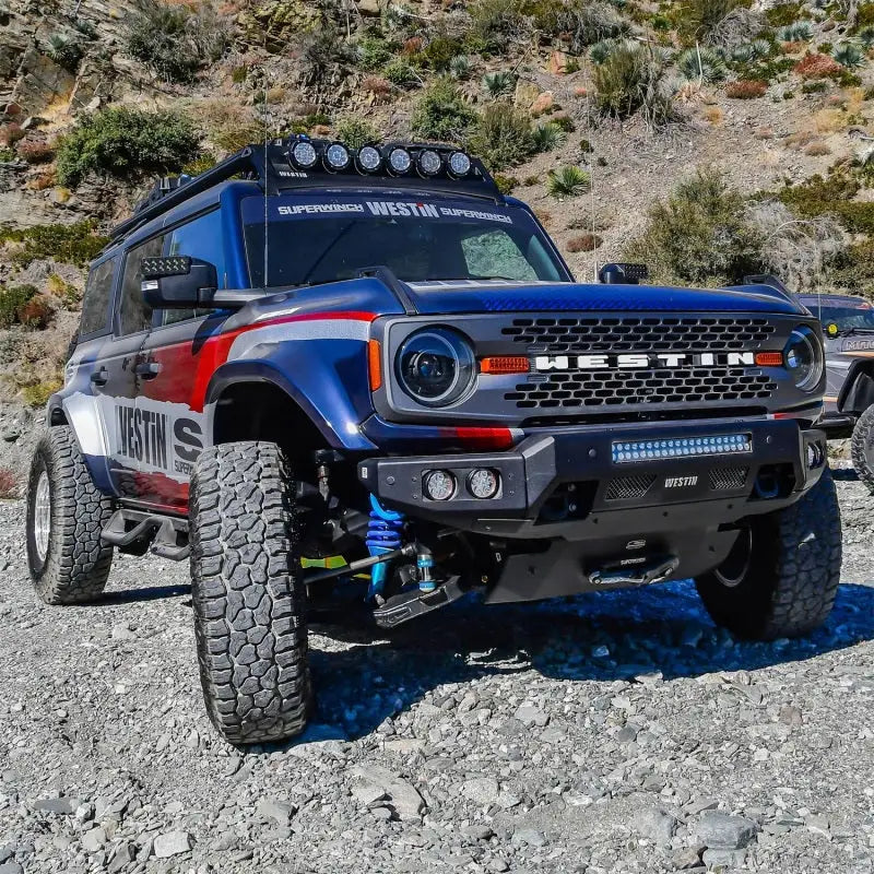 Superwinch 21-24 Ford Bronco Hidden Winch Mount - Black - Superwinch