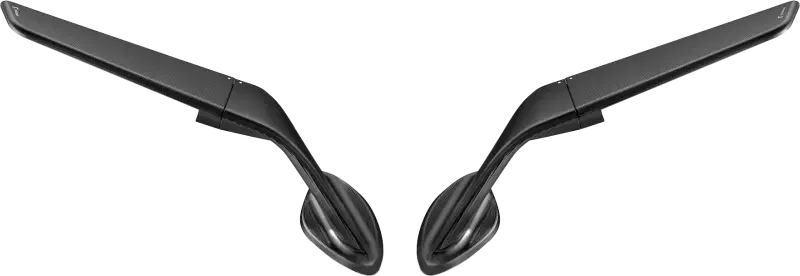 Stealth Sport Mirror Apr Black Pair