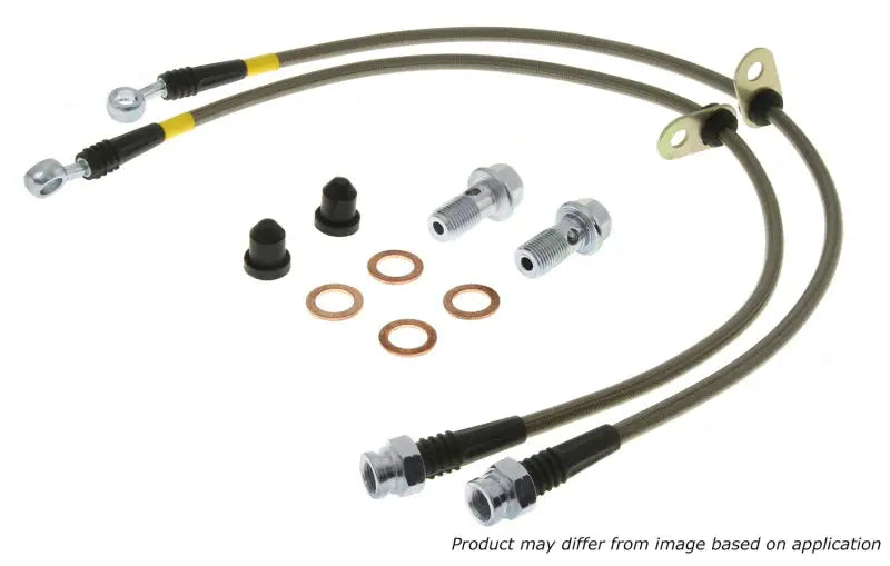 Stoptech StopTech 02-07 WRX Stainless Steel Rear Brake Lines