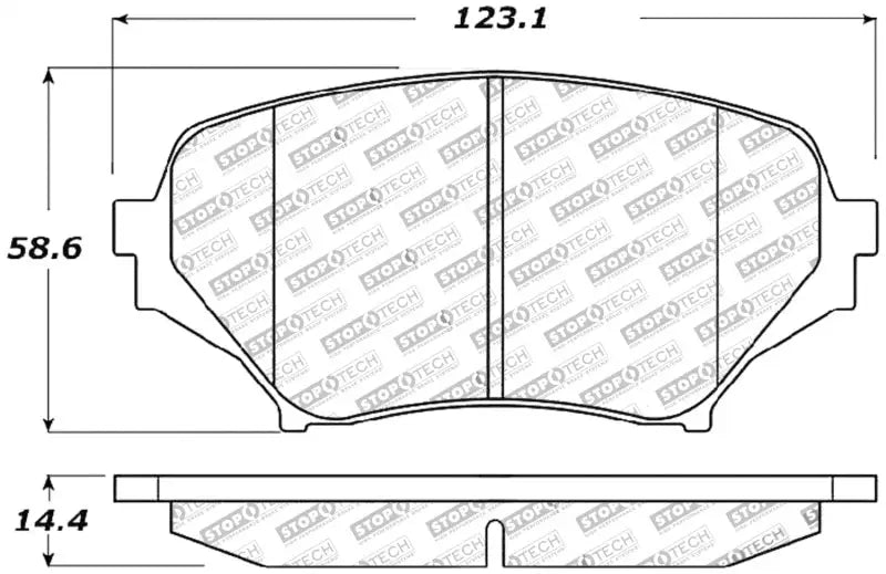 StopTech Performance 06-08 Mazda Miata MX-5 Front Brake Pads - Truck & Automotive