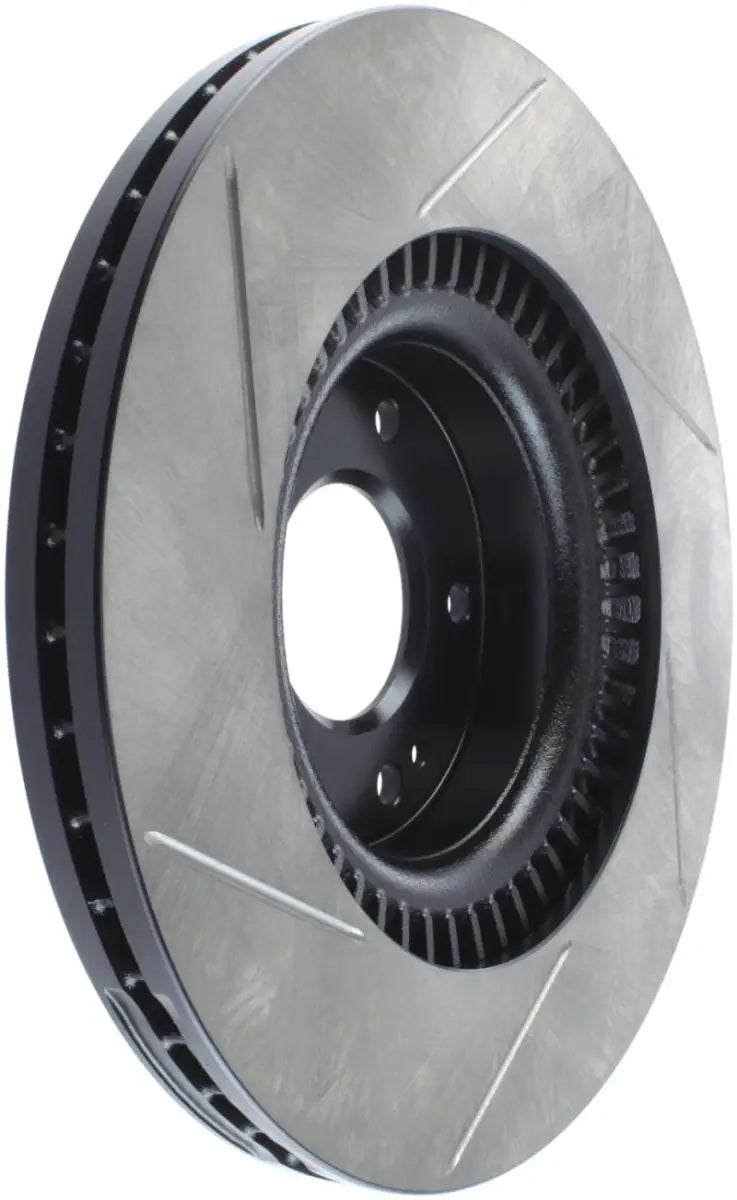 Stoptech StopTech Power Slot 10 Hyundai Genesis Coupe Non-Track Front Left Slotted Rotor