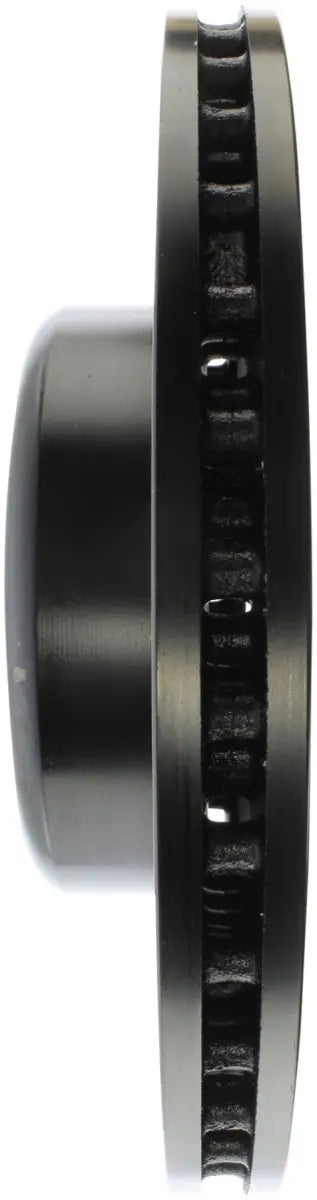 StopTech Sport Drilled rear right black metallic rotor with slotted ventilation