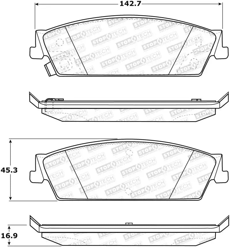 StopTech Street Brake Pads - Truck & Automotive
