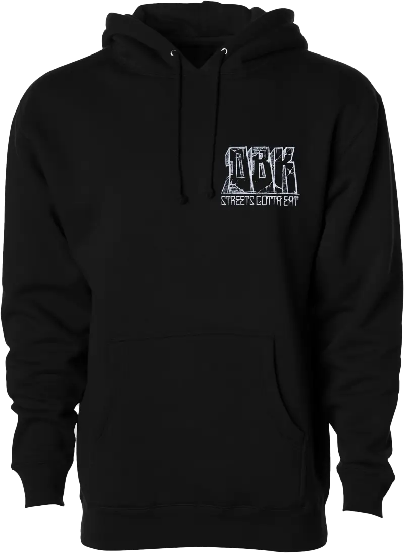 Streets Gotta Eat Hoodie Black Sm - DBK