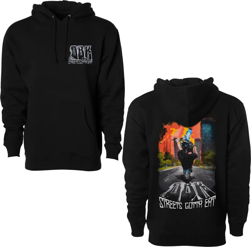 Streets Gotta Eat Hoodie Black Xl