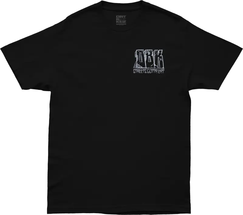 Streets Gotta Eat Tee Black Lg - DBK
