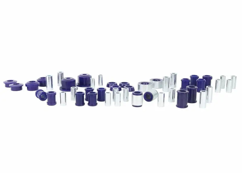Assorted blue polyurethane master bushing kit with metal sleeves for Mazda MX-5 Miata