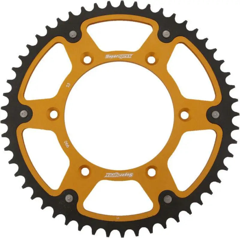 Rear Stealth Sprocket Alu/Stl 53T-520 Gld Hus/Husq/Ktm