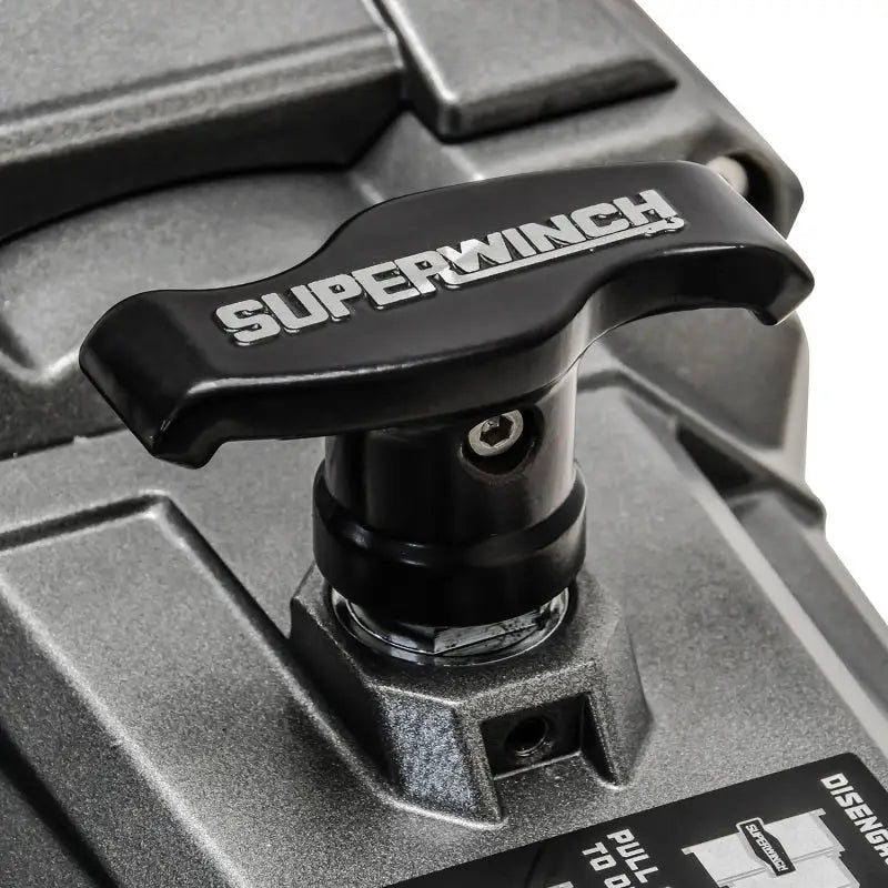 Superwinch 12000 LBS 12V DC 3/8in x 80ft Synthetic Rope SX 12000SR Winch - Graphite - 1712201