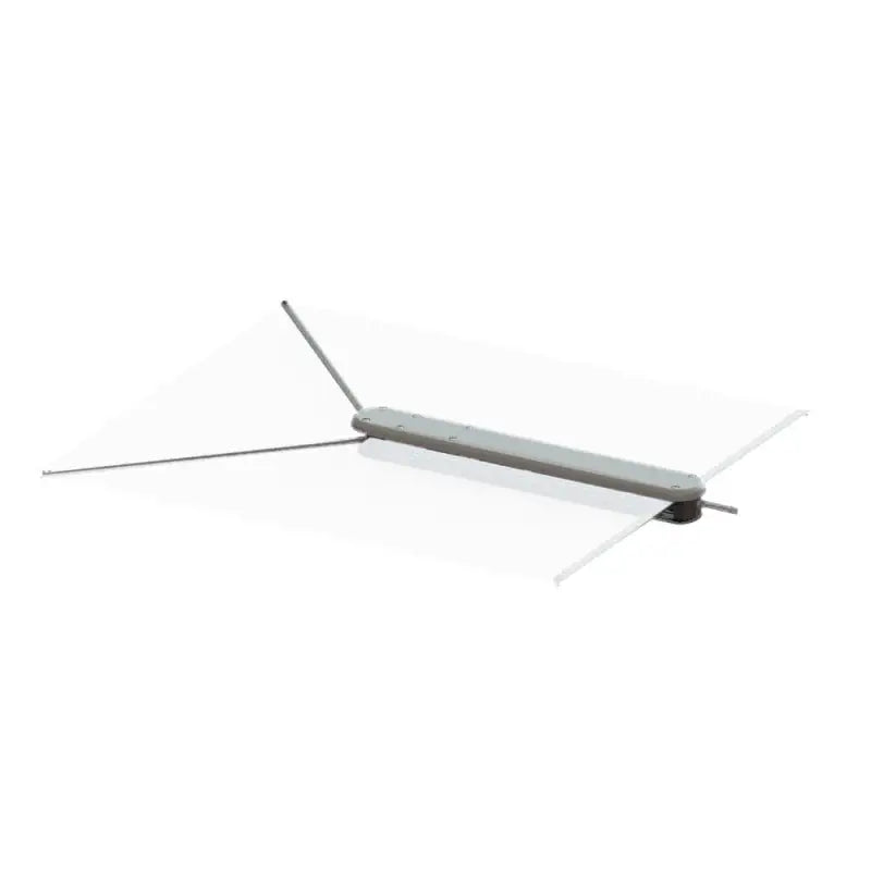 Gray metal antenna.