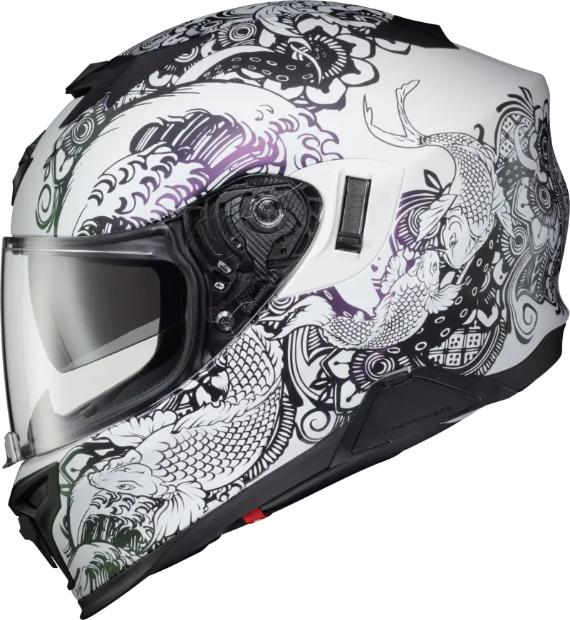 SCORPION EXO T52-1116 Exo T520 Helmet Nama Sushi White/Chameleon Xl