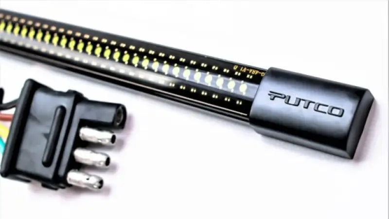 Tailgate Light - LED 48 Inch Flexible Bar; Clear Lens; Red Turn Signals/ White Reverse/ Brake/ Running/ Hazard