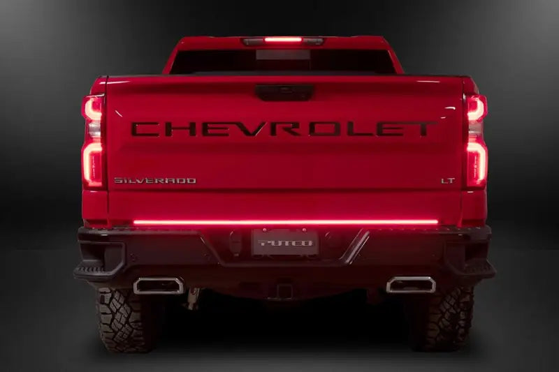 Tailgate Light - LED 60 Inch Flexible Bar; Amber Turn Signals/ White Reverse/ Red Brake/ Running/ Hazard Operation;