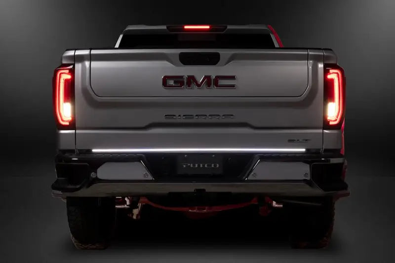 Tailgate Light - LED 60 Inch Flexible Bar; Amber Turn Signals/ White Reverse/ Red Brake/ Running/ Hazard Operation;