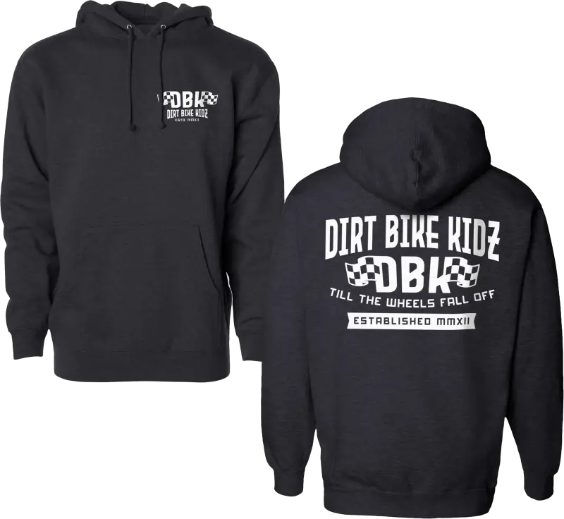 Till The End Youth Hoodie Charcoal Yx - DBK