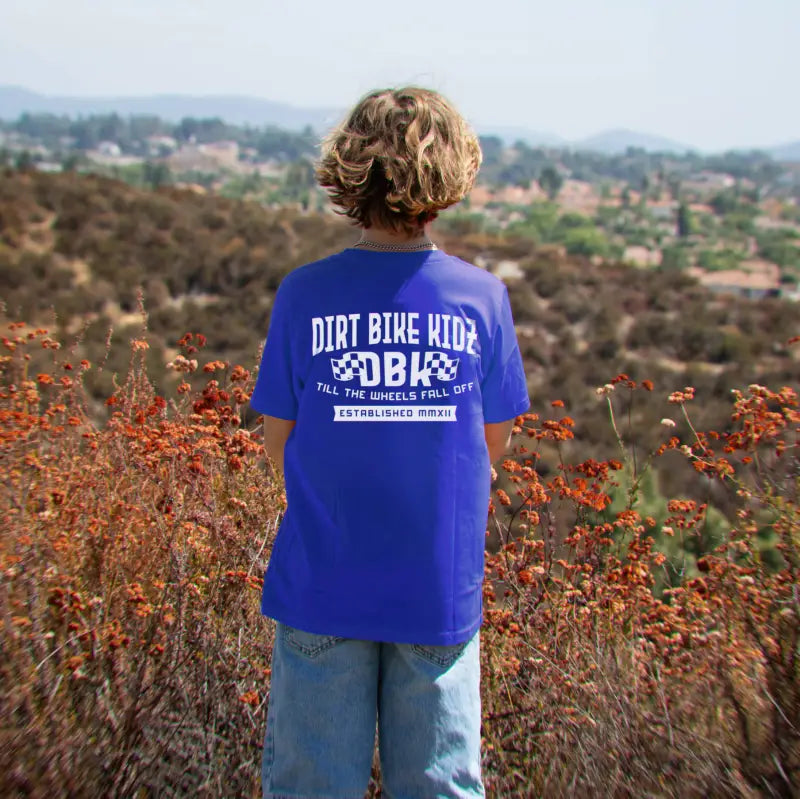 Till The End Youth Tee Royal Blue Yl - DBK