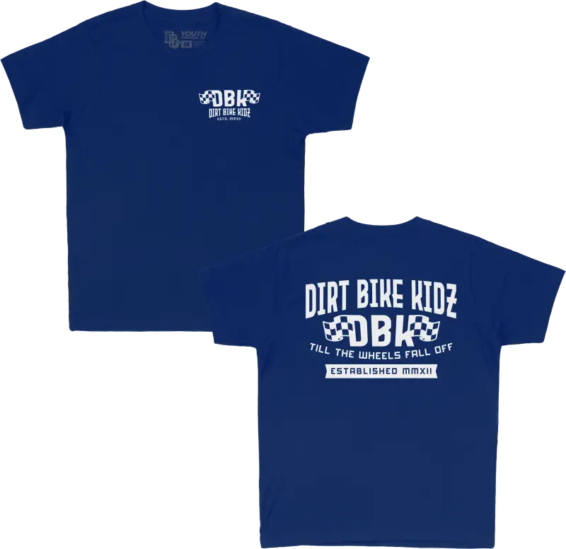 Till The End Youth Tee Royal Blue Yl - DBK