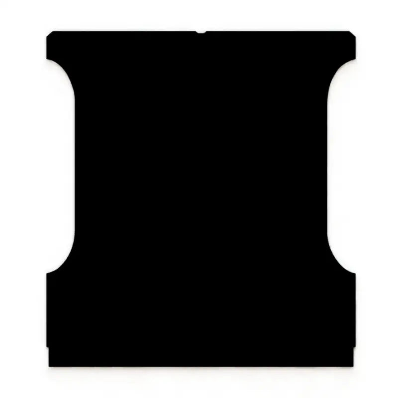 Black trunk liner.