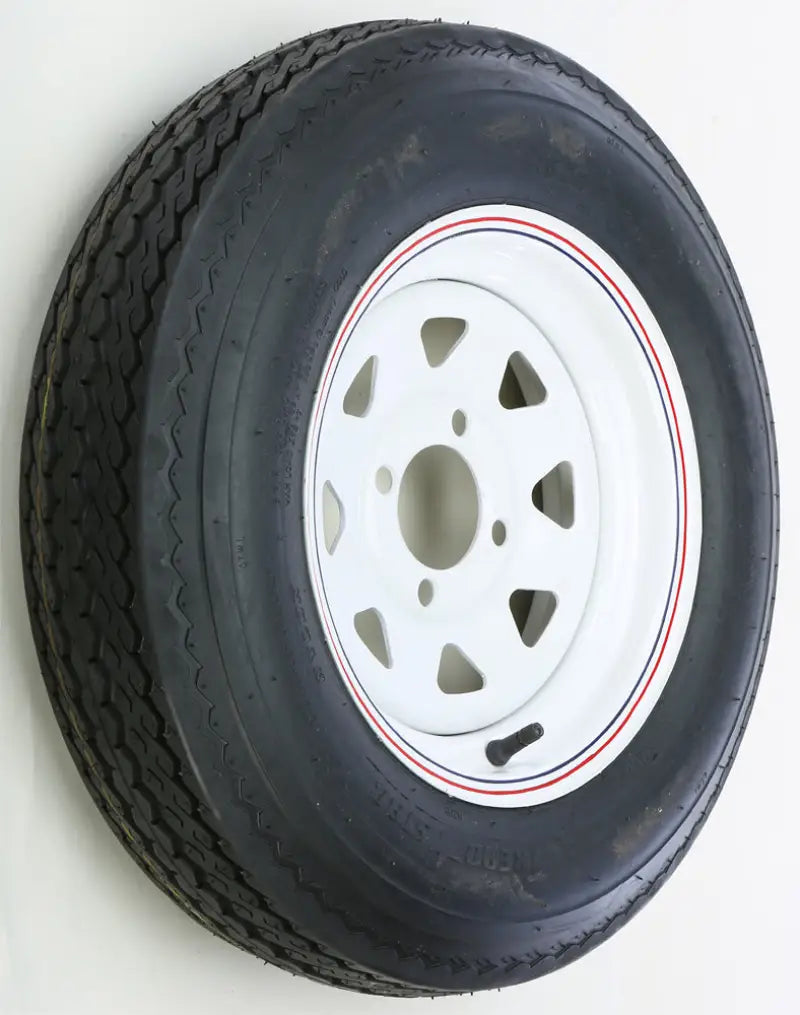 Trailer Tire And Wheel Assembly White